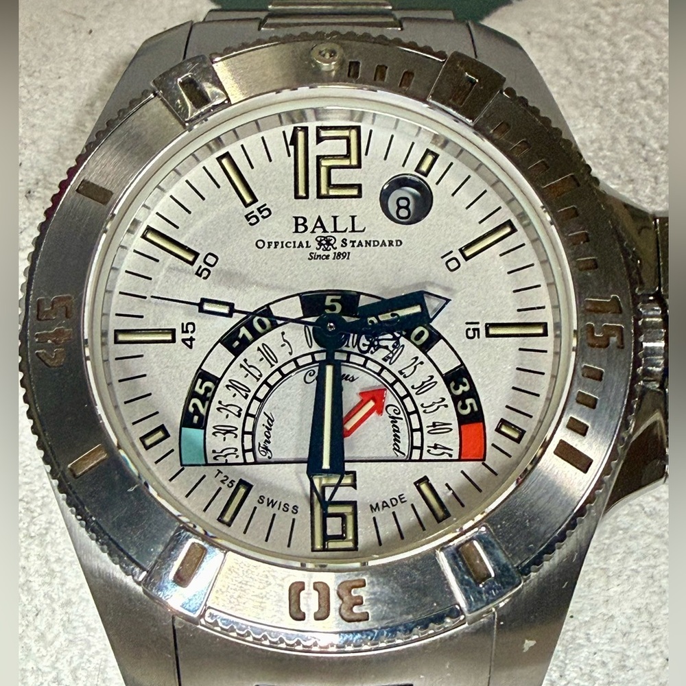 Ball Engineer Master II Diver TMT Date Temperature Sport Men's Watch.